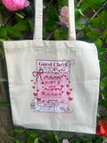 'Good girls read dirty books' Tote Bag