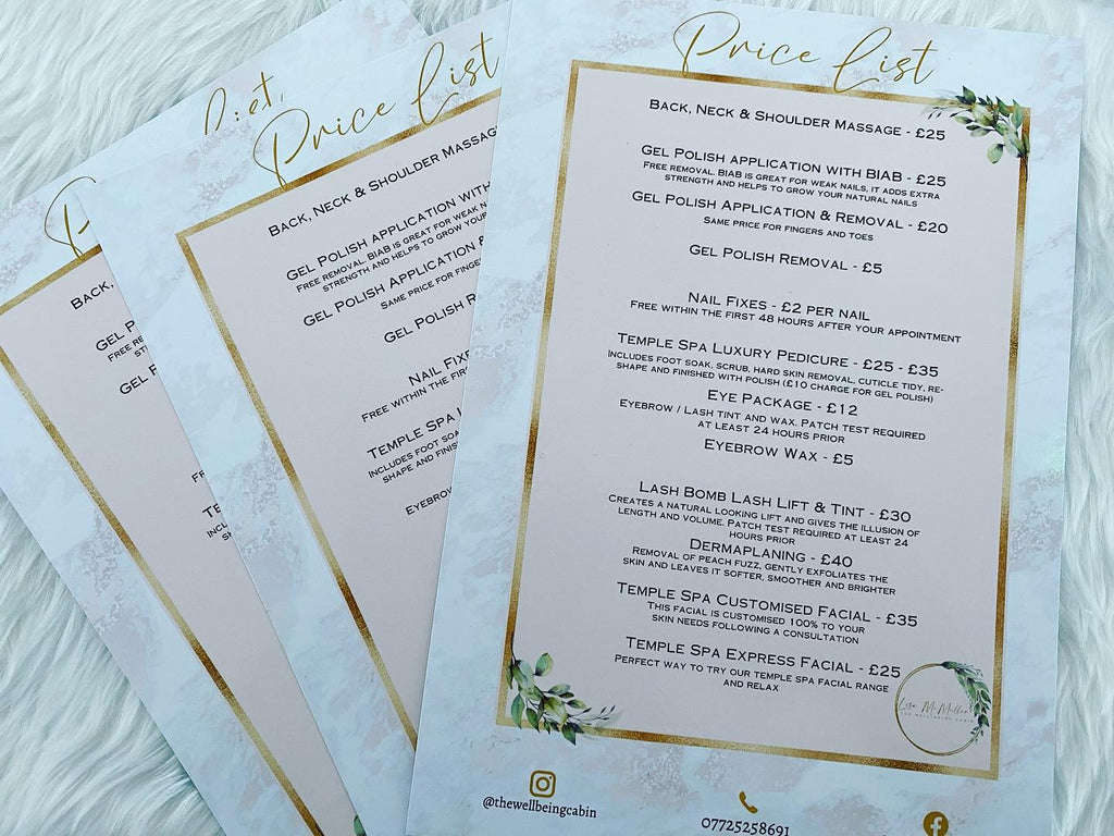 Price Lists