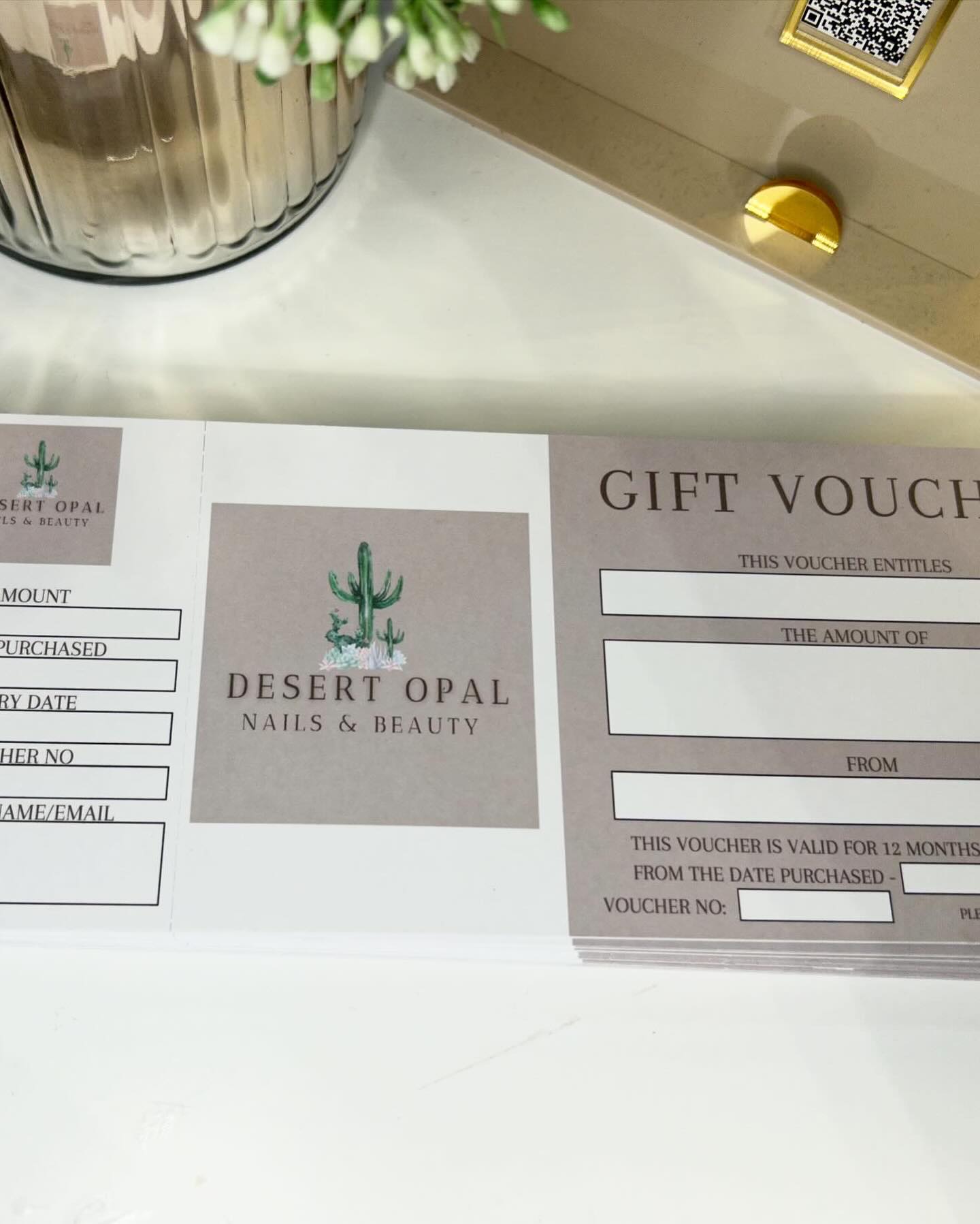Gift Voucher Book
