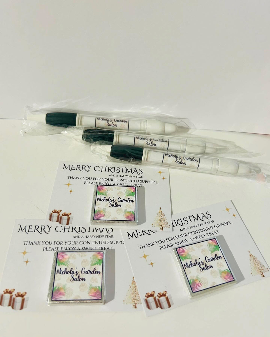 Personalised Thank You Cards with Milk Chocolate
