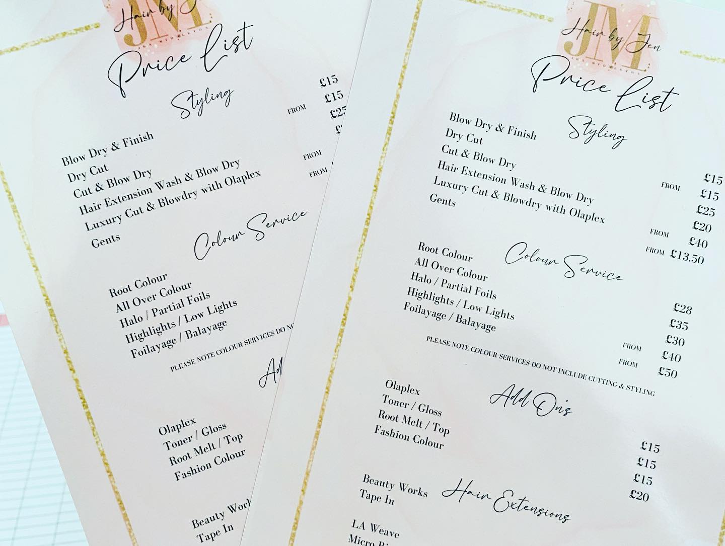 Price Lists
