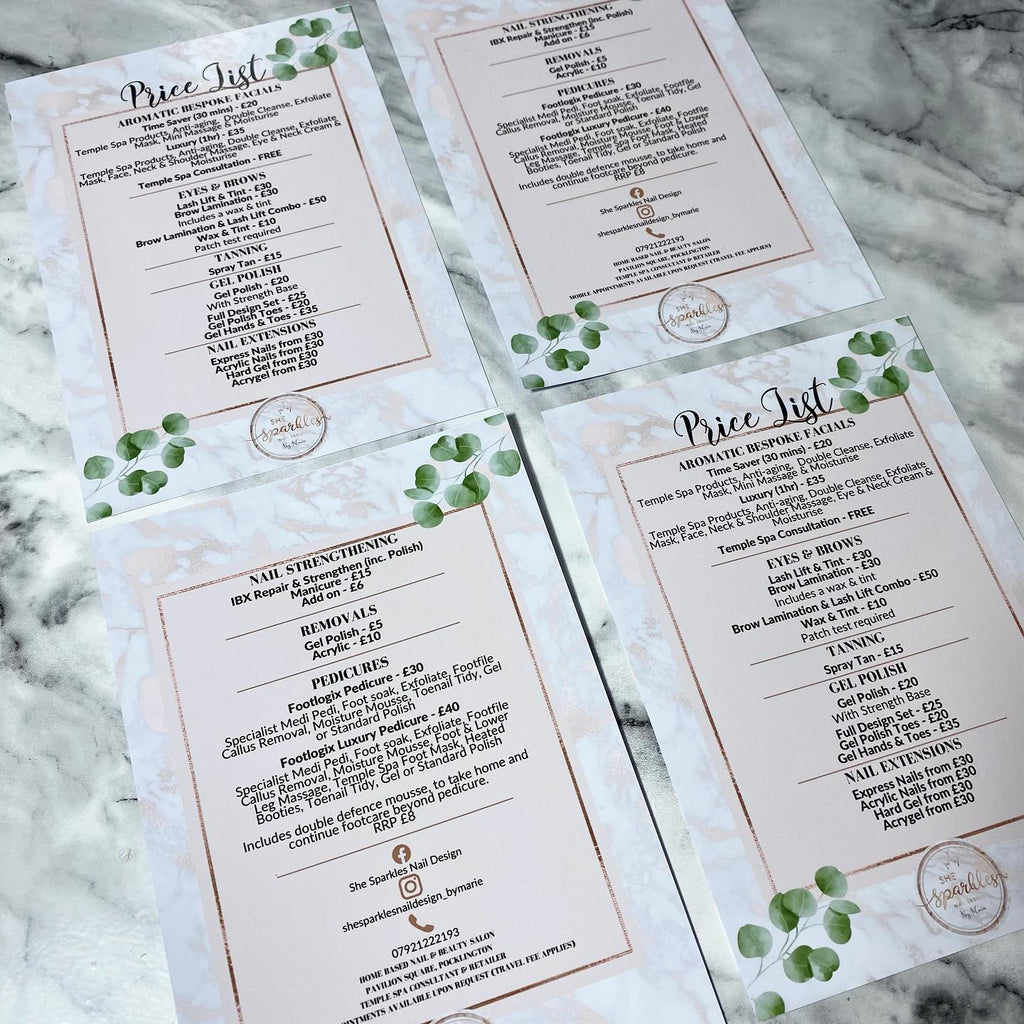 Price Lists