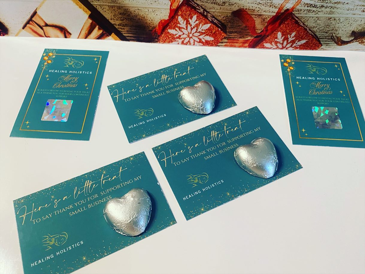 Personalised Thank You Cards with Milk Chocolate