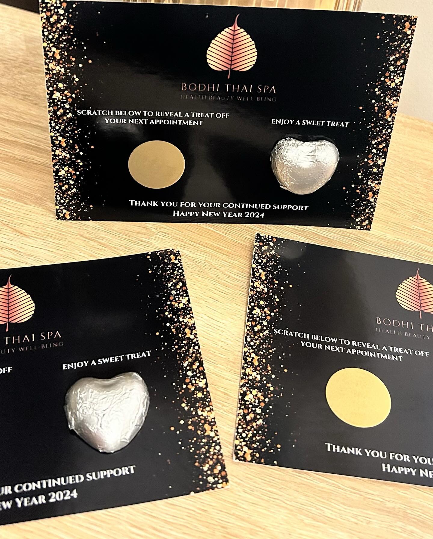 Personalised Thank You Cards with Milk Chocolate