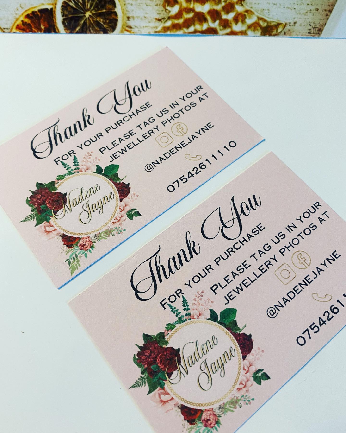 Business Cards / Loyalty Cards / Appointment Cards