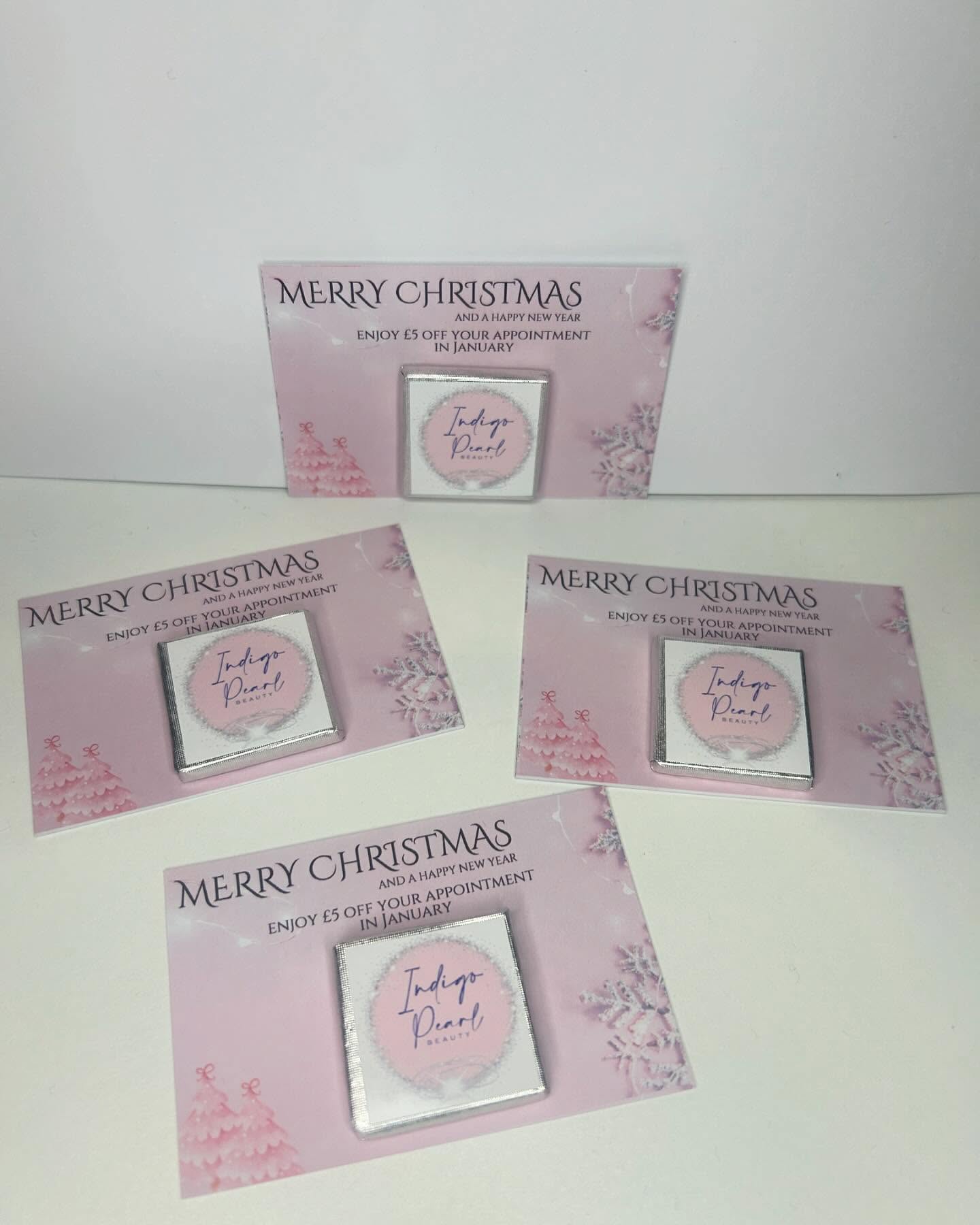 Personalised Thank You Cards with Milk Chocolate
