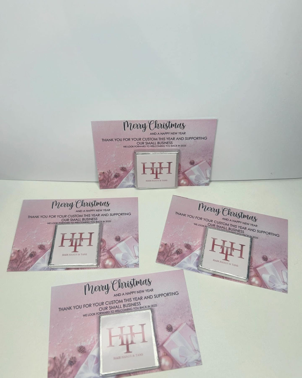 Personalised Thank You Cards with Milk Chocolate