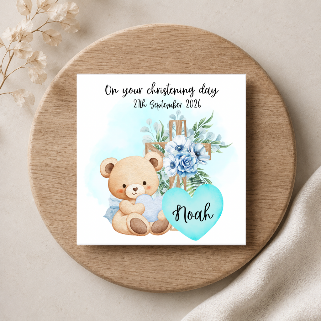 "On your Christening Day" Card