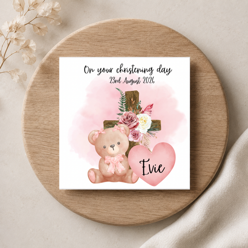 "On your Christening Day" Card