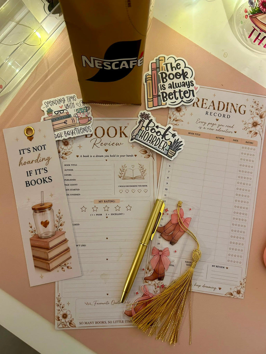 Gold Gift Wrapped Bookish Bundle