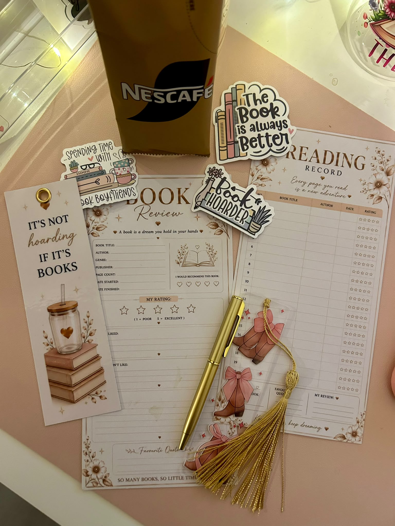 Gold Gift Wrapped Bookish Bundle