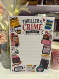 Thriller & Crime Readers – Bookish Writing Pad