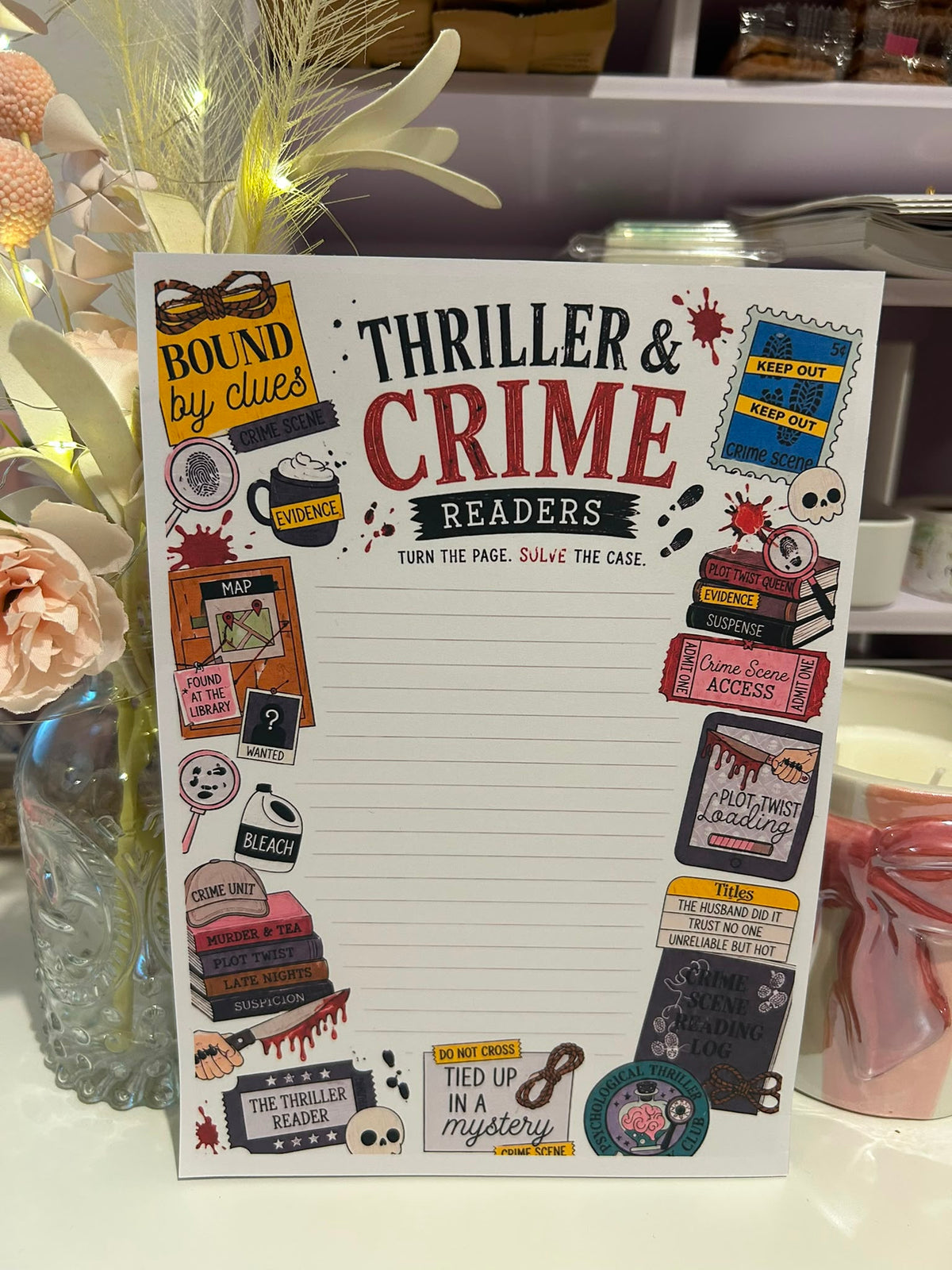 Thriller & Crime Readers – Bookish Writing Pad