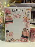 Ladies Who Love Coffee – Writing Pad