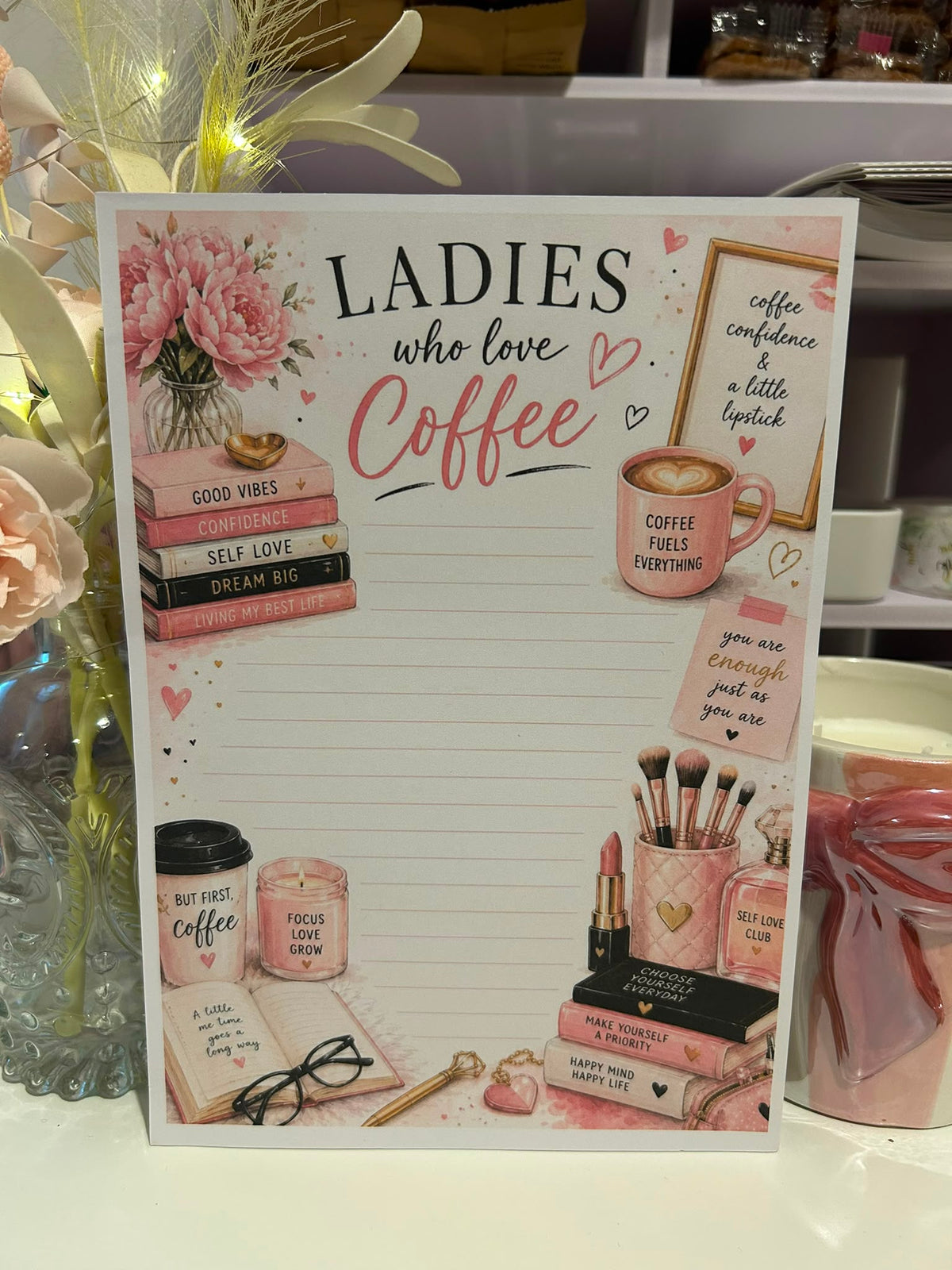 Ladies Who Love Coffee – Writing Pad