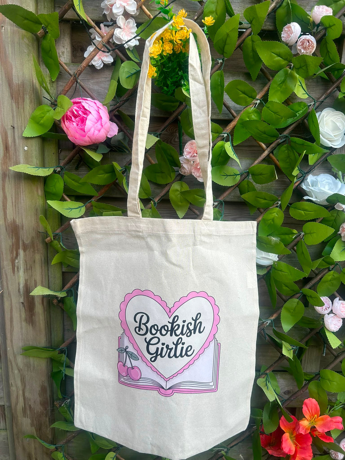 'Bookish Girlie' Tote Bag